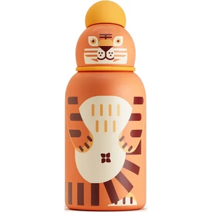 Waterdrop Steel Toddler fľaša na vodu z nehrdzavejúcej ocele pre deti Tilly Tiger 400 ml