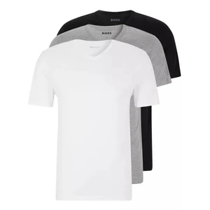 Hugo Boss 3 PACK - pánské triko BOSS Regular Fit 50475285-999 S