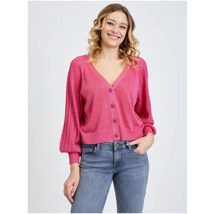 Dark Pink Short Cardigan ONLY Trinny - Women