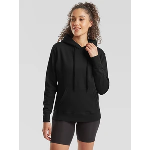 Czarna bluza z kapturem Hooded Sweat Fruit of the Loom