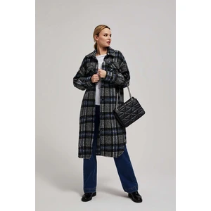 Long checkered coat