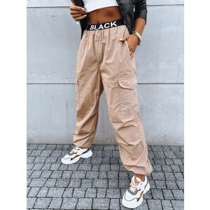 DAVOS lady parachute trousers, beige Dstreet