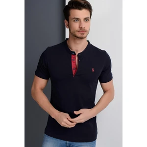 T8560 DEWBERRY T-SHIRT-LIGHT NAVY BLUE