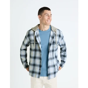 Celio Checkered Shirt Fapuche - Men