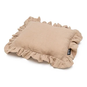 T-TOMI Muslin Pillow polštářek Beige 25 x 30 cm 1 ks