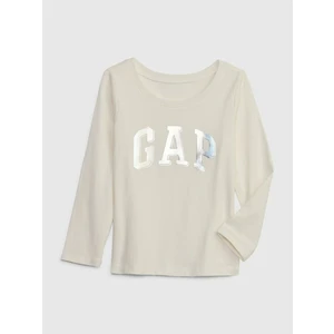 GAP Children's T-shirt with metallic logo - Girls