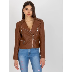 Brown women's jacket ramones