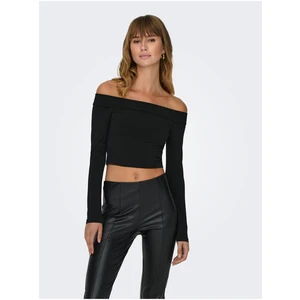 Black Womens Top ONLY Fano - Women