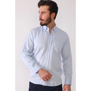 G676 DEWBERRY MEN's SHIRT-BLUE