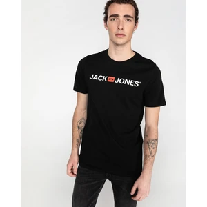 Jack&Jones Pánske tričko JJECORP 12137126 Black XL