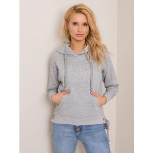 Gray kangaroo hoodie