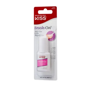 KISS Lepidlo na nechty rýchloschnúce s aplikačným štetcom Brush-On (Nail Glue) 5 g