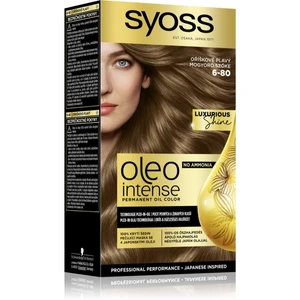 Syoss Oleo Intense permanentná farba na vlasy s olejom odtieň 6-80 Hazelnut Blond