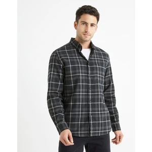 Celio Plaid Shirt 100% Cotton - Men