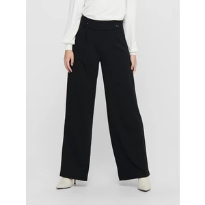 JDY Geggo Black Wide Pants - Women