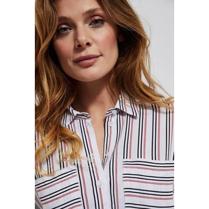 Striped viscose shirt