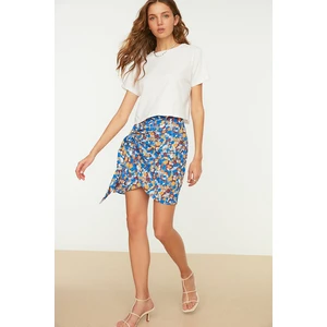 Trendyol Blue Woven Skirt