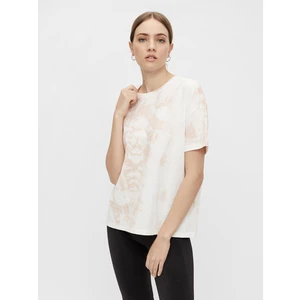 Pink-White Batik T-Shirt Pieces Panni - Women