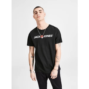 Jack & Jones Black T-shirt with Print & Jones