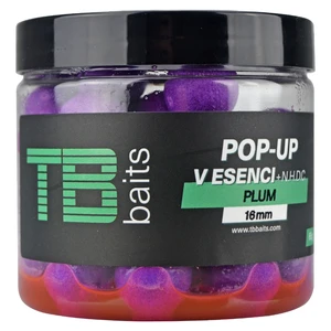 Tb baits plovoucí boilie pop-up plum + nhdc 65 g-16 mm