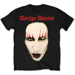 Marilyn Manson Tricou Unisex Red Lips Roșu M