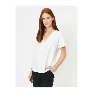 Koton Blouse - Ecru - Regular fit