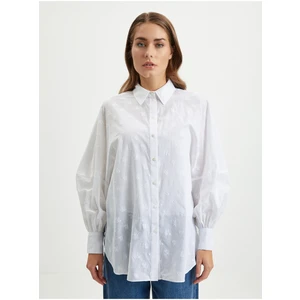 White Women's patterned shirt KARL LAGERFELD - Women