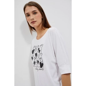 Moodo women's T-shirt - white