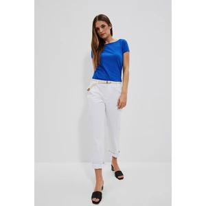 LADIES TROUSERS L-SP-4014 WHITE