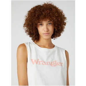 White Women's Tank Top Wrangler - Women