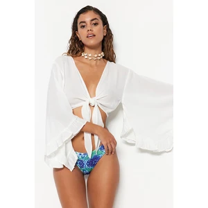 Camicetta da spiaggia da donna Trendyol Flanged Sleeves