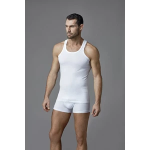 Dagi White Combed Cotton Compact Athlete Men's Singlet