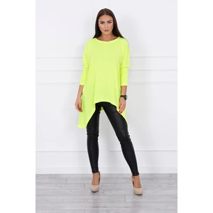 Blouse oversize yellow neon