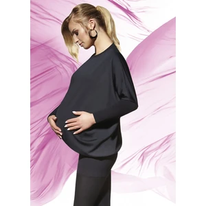 Bas Bleu Maternity tunic EMI black made of elastic material