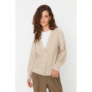 Trendyol Cardigan - Beige - Regular fit