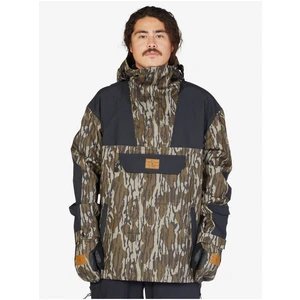 Khaki Men's Winter Patterned Anorak DC - Men