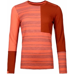 Ortovox Termoprádlo 185 Rock'N'Wool Long Sleeve W Coral L