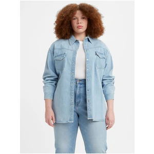 Levi's Light Blue Women's Denim Oversize Shirt Levi's® Dorsey Western - Women