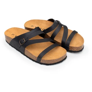 Women's flip-flops WOOX Barro Black