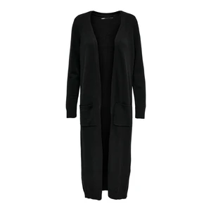 Black Ladies Long Cardigan ONLY Lesly - Women