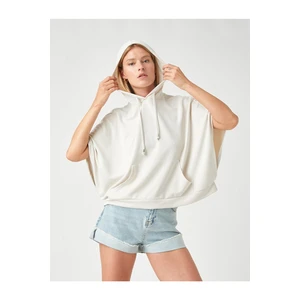 Koton Oversize Sweatshirt Hoodie With Pocket