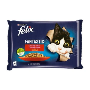 FELIX Fantastic Multipack 12(4x85g) králik/jahňacie v želé