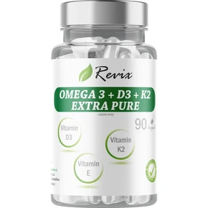 REVIX Omega 3 + D3 + K2 extra pure 90 kapsúl