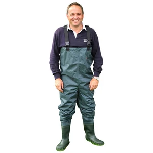 Shakespeare prsačky sigma nylon pvc vhest wader cleated sole-veľkosť 12