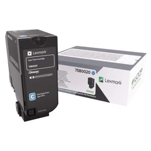 Lexmark 75B0020, cyan, 10000 str., high capacity, originálny toner