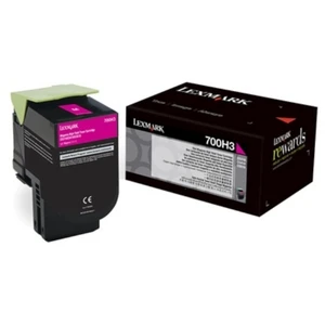 Lexmark 70C0H30, magenta, 3000str., high capacity, originálny toner