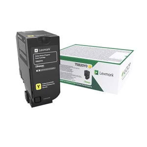 Lexmark 75B20Y0, yellow, 10000 str., return, originálny toner