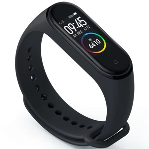 Xiaomi MiBand 4, Vízálló fitnesz karpánt, Black, Global