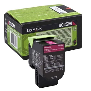 Lexmark 80C2SM0, magenta, 2000 str., return originálny toner