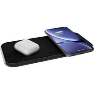 ZENS Aluminium Dual Wireless Charger 10W Black